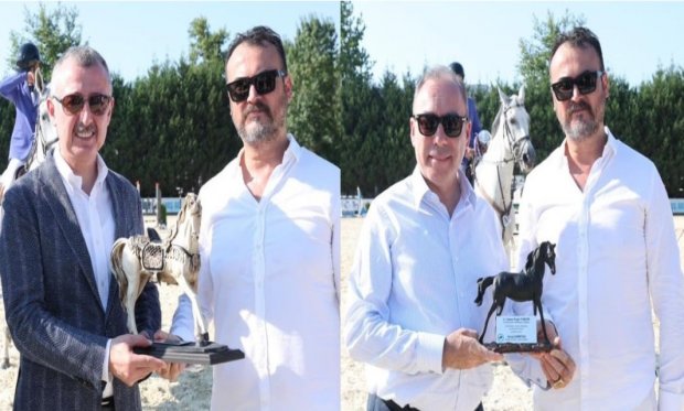 Büyükakın ve Tuncer'e Teşekkür Plaketleri KASK Başkanı Savaş Demirtaş'tan